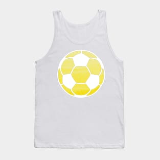 Soccer Ball Yellow Tank Top